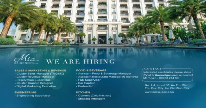 Job Openings at Mia Saigon Collection