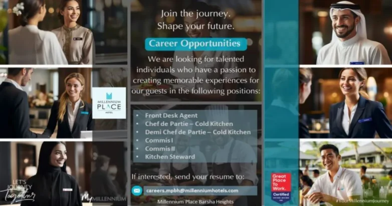 Millennium Place Barsha Heights Job Opportunities