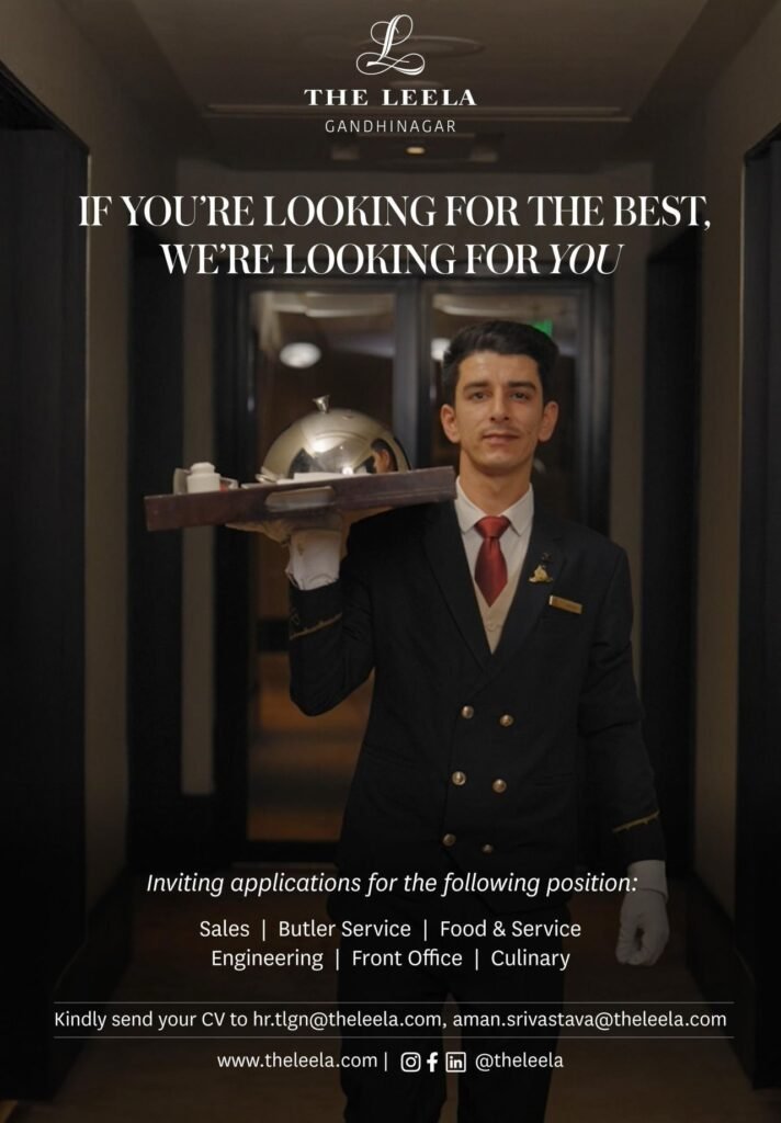 Careers at The Leela Gandhinagar – Multiple Luxury Hospitality Vacancies