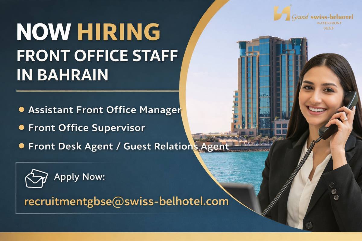 Grand Swiss Belhotel Waterfront Jobs in Bahrain – Front Office Hiring