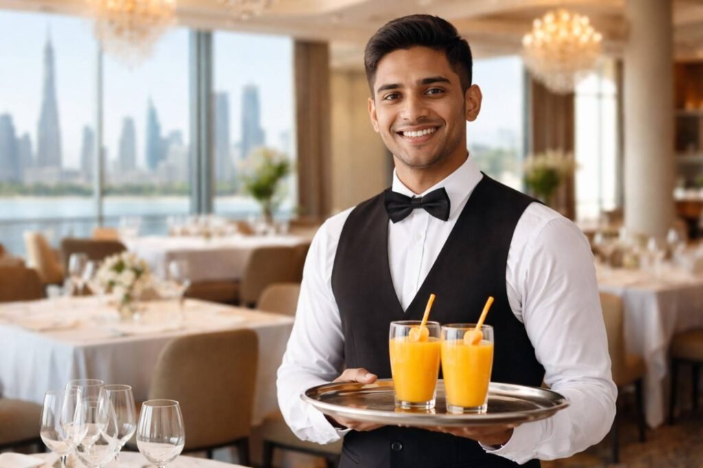 Hotel waiter jobs in Dubai for foreigners