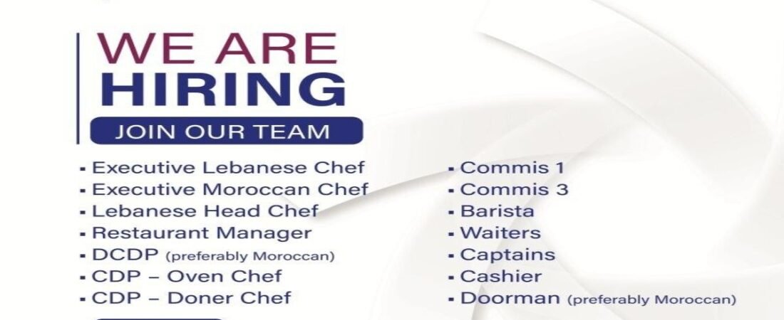 Global Catering Services Abu Dhabi UAE Hiring Chefs, Waiters & Restaurant Staff